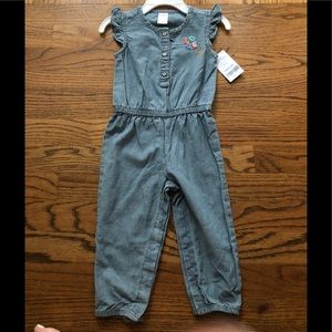Carters LOVE chambray jumpsuit